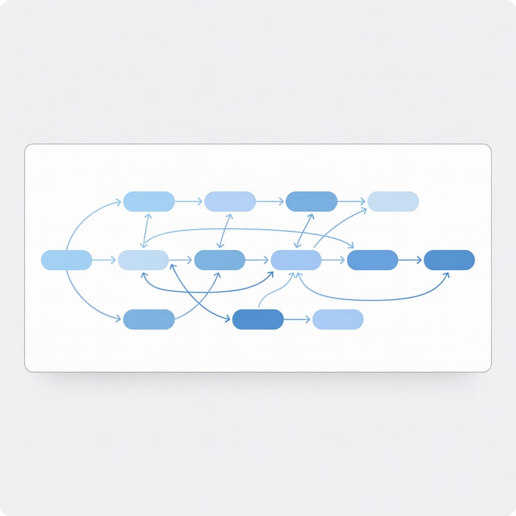 Dashboard showing multi-channel email sequence flow for account based outreach
