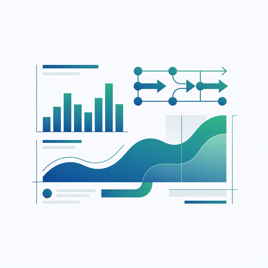 Email sequencing dashboard illustration for CIO campaigns