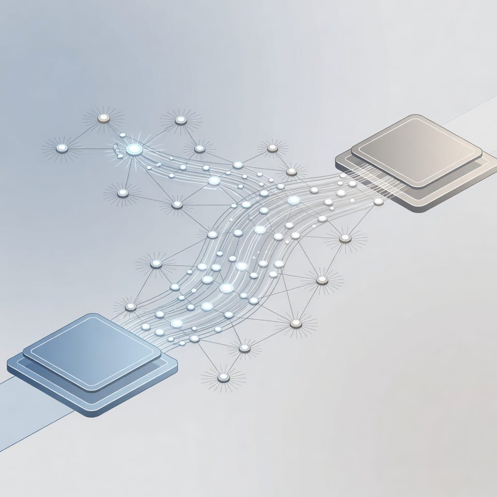 Drift alternatives migration workflow illustration with data cards and checkmarks