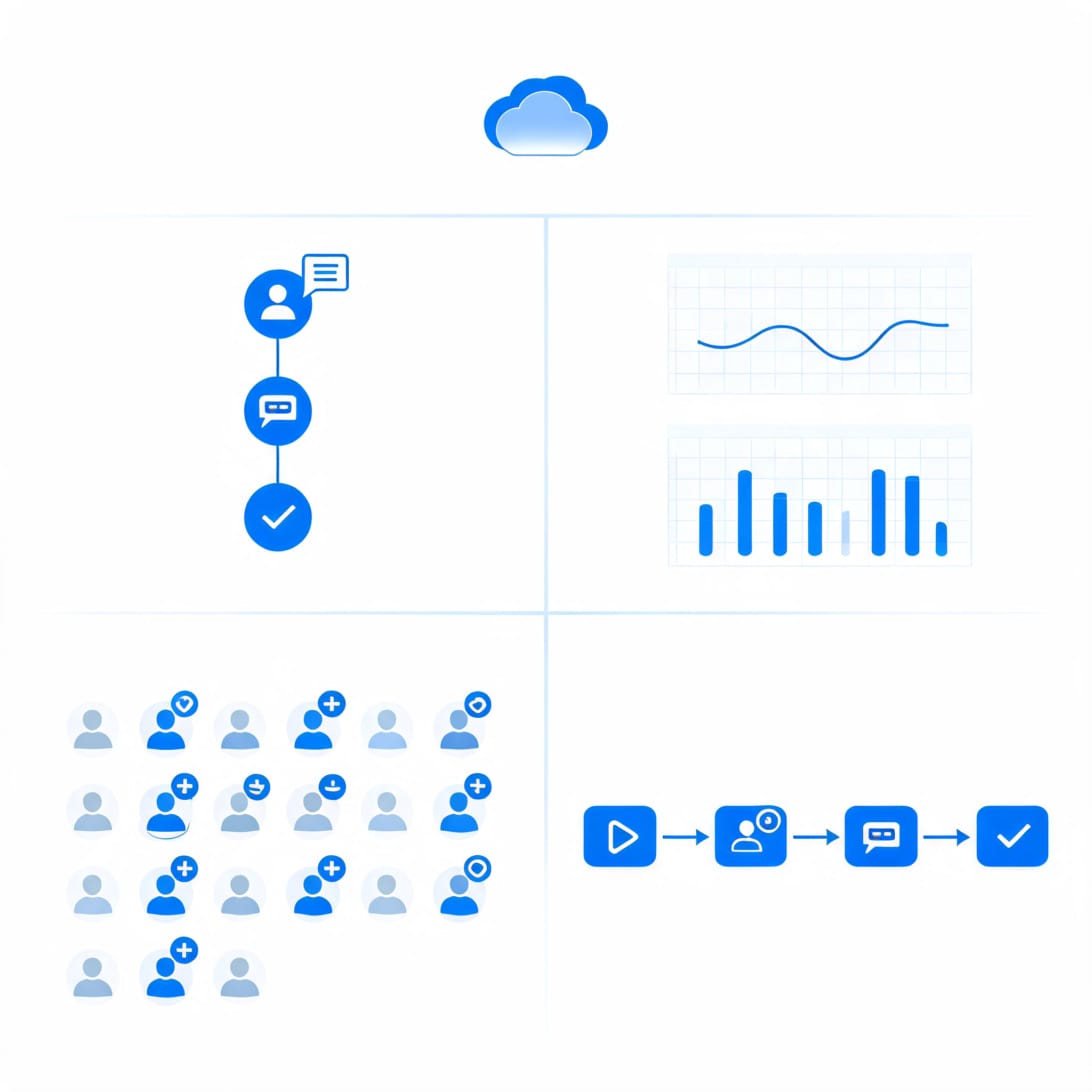 Dripify LinkedIn automation platform showing cloud-based dashboard with campaign sequences and analytics