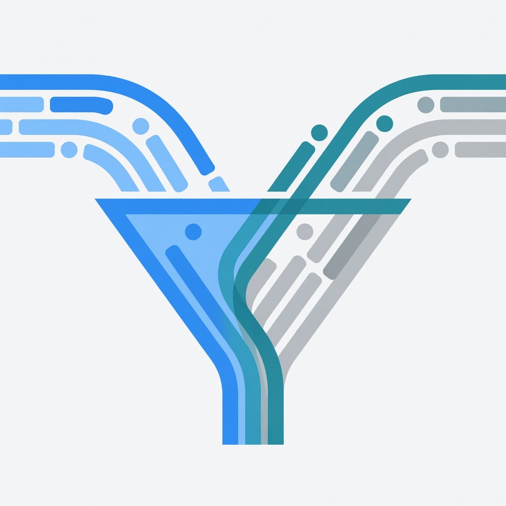 Hybrid marketing funnel combining inbound and outbound streams