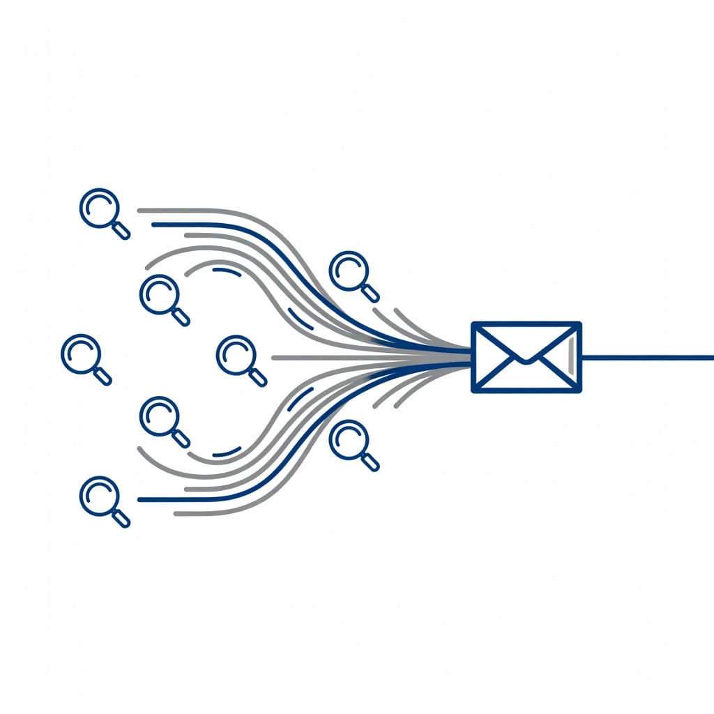 Intent data pipeline flowing into cold email outreach