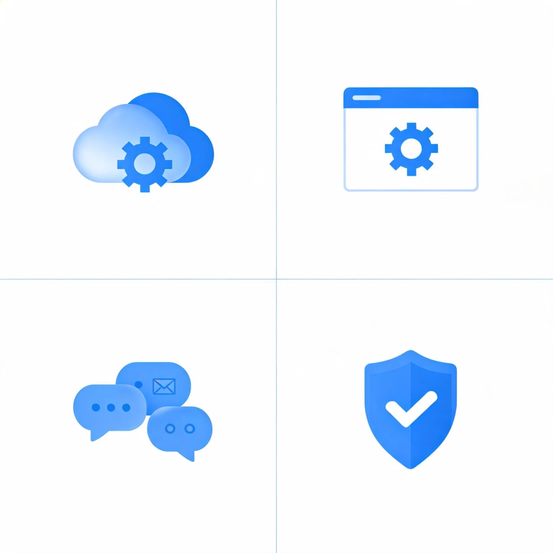 LinkedIn automation tools showing cloud-based dashboard with connection requests, message sequences, and analytics