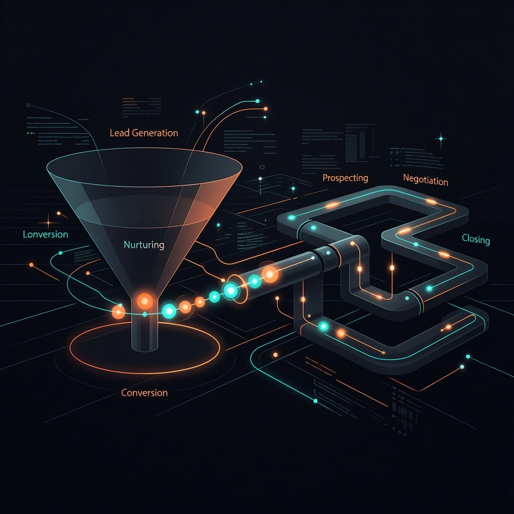SaaS marketing and sales alignment funnel
