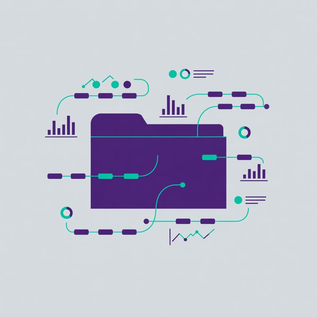 Visual illustration of email sequences flowing to an inbox