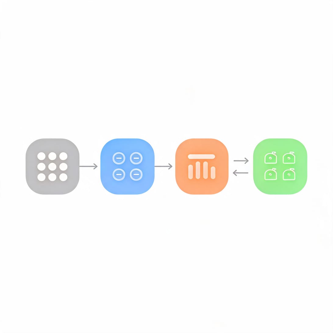 Snov pricing and credits workflow showing contacts, verification, sending limits, and warm-up mailboxes