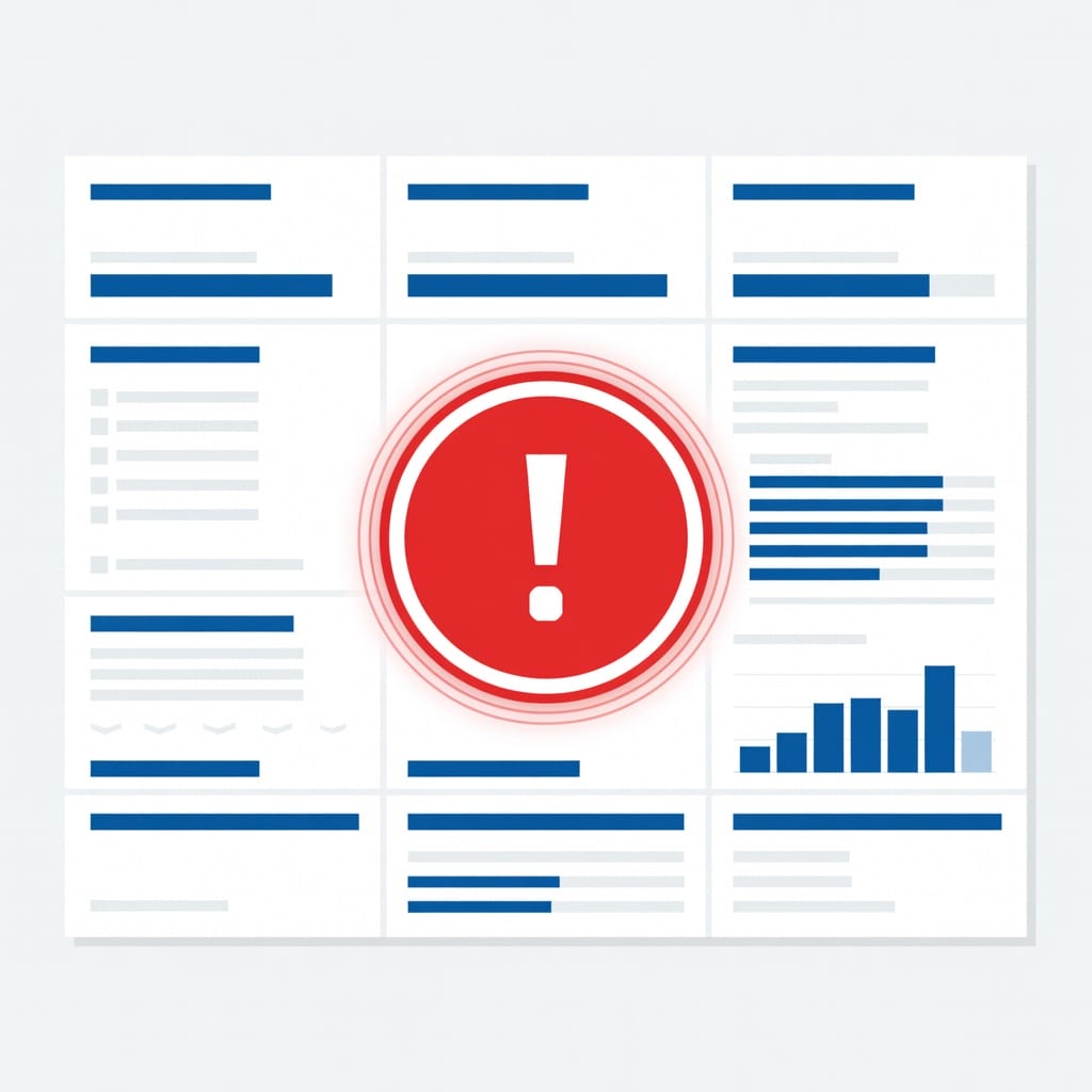 Email deliverability dashboard showing spam score warning indicator