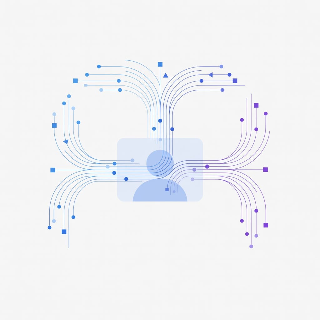 Contact data enrichment process adding details to a customer profile