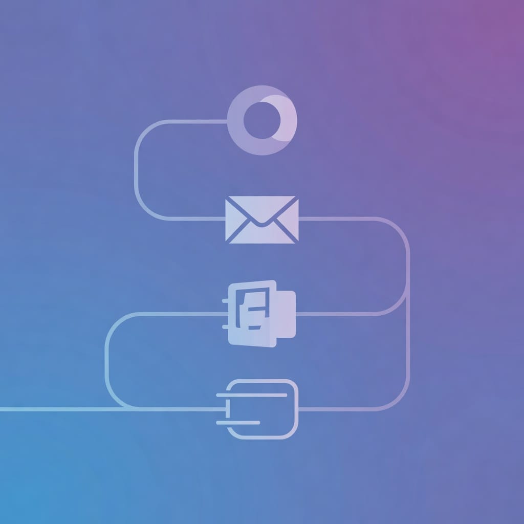 Sales onboarding technology stack with connected tools and platforms