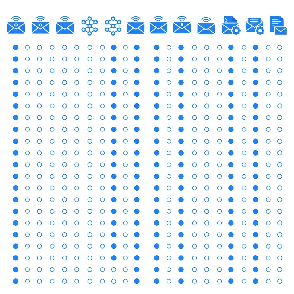Comparison grid showing multiple Yesware alternative cold email outreach tools