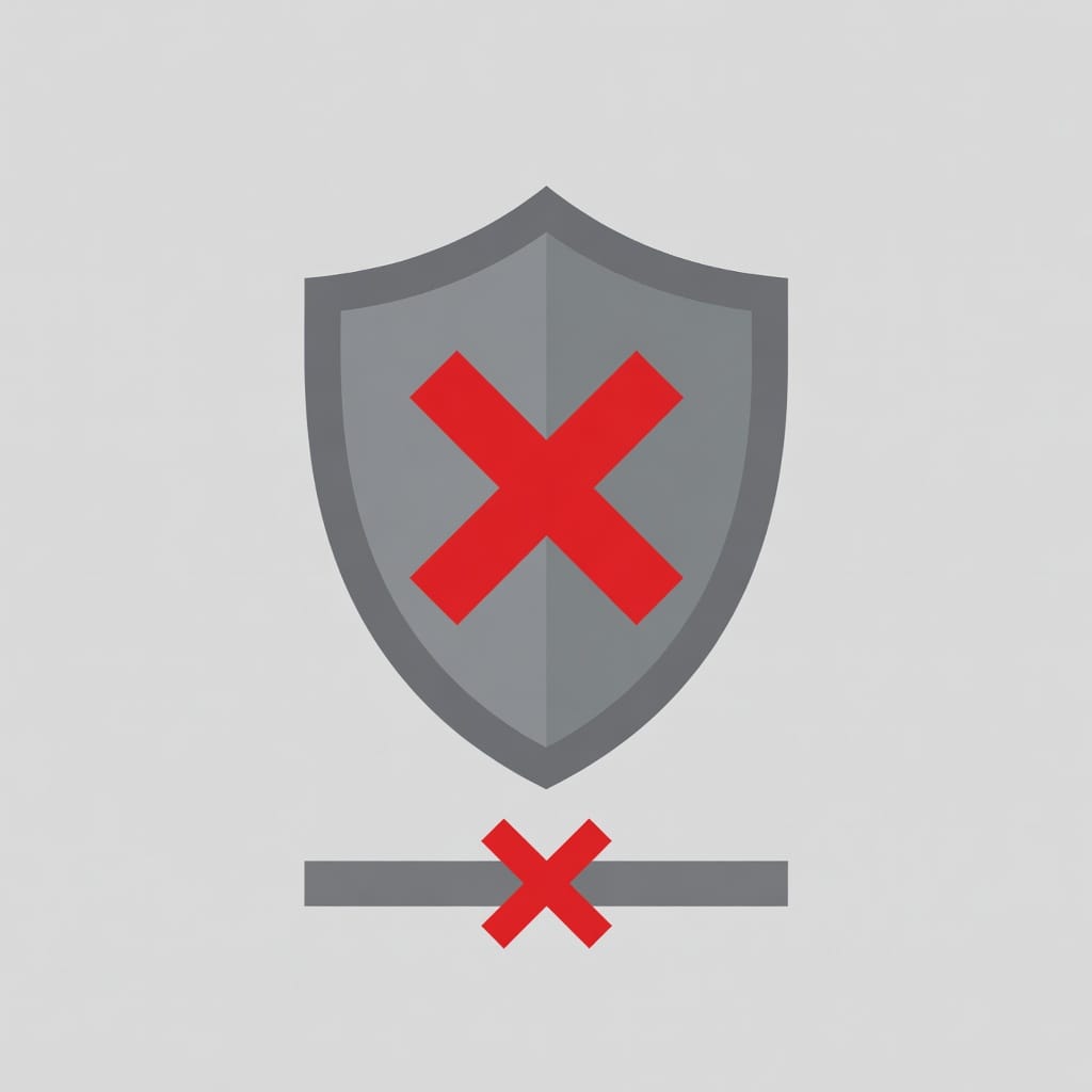 Domain blacklisted on SEM Fresh blacklist with red X indicator
