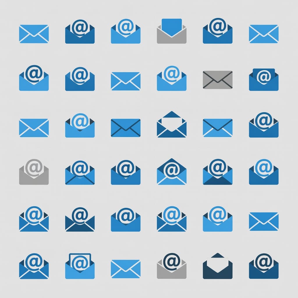 Comparison grid of Spark Mail alternative email clients