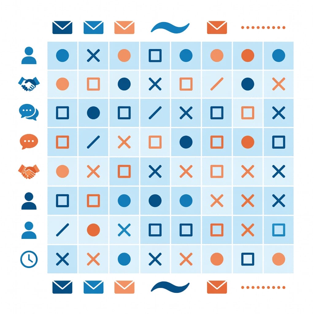 Email closing decision matrix for different communication scenarios