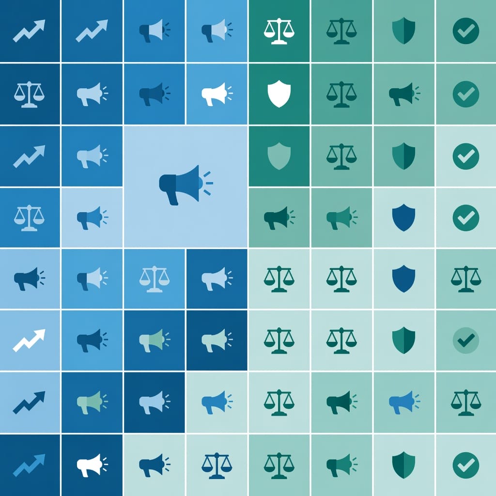 Decision matrix mapping business goals to sales promotion types