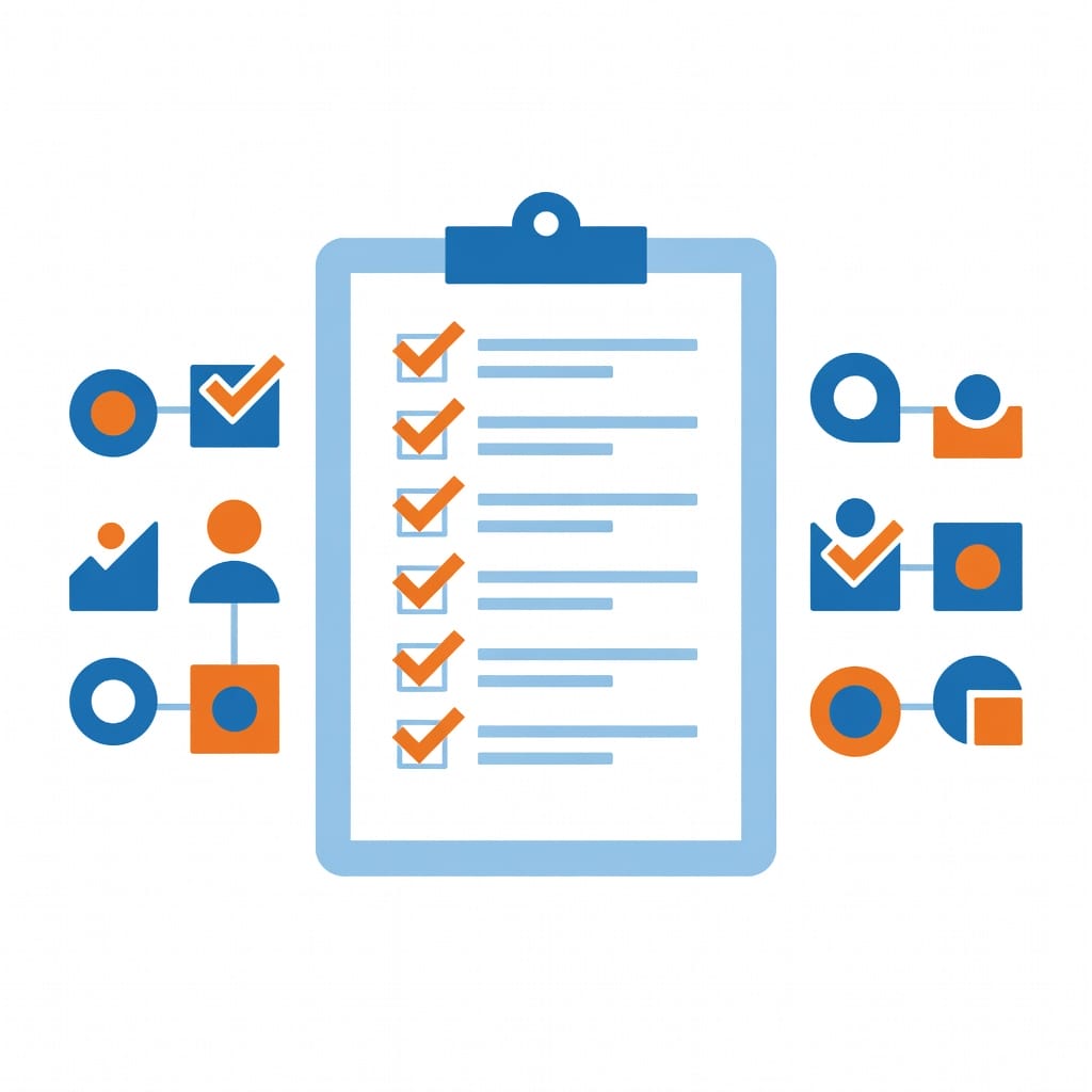 Lead qualification checklist with BANT MEDDIC and CHAMP framework indicators