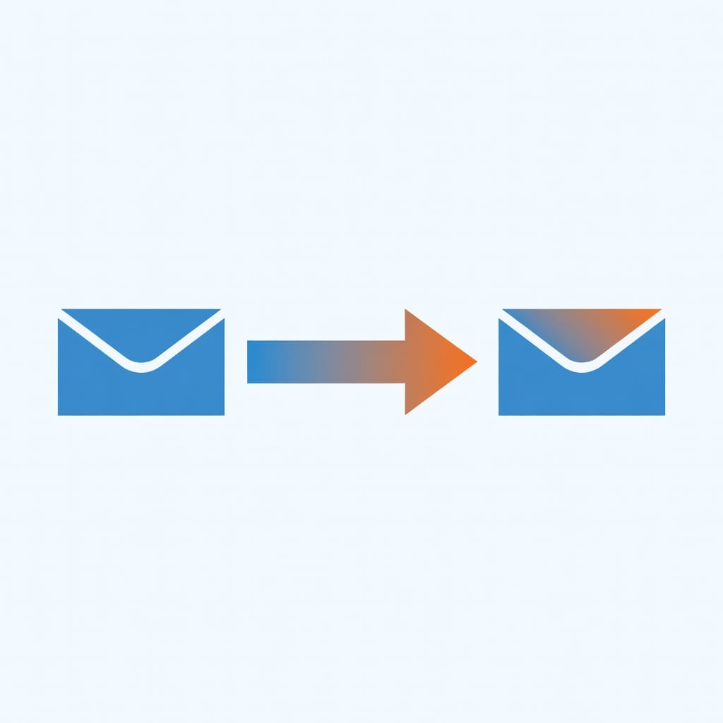 SMTP email sending process from outbox to recipient inbox
