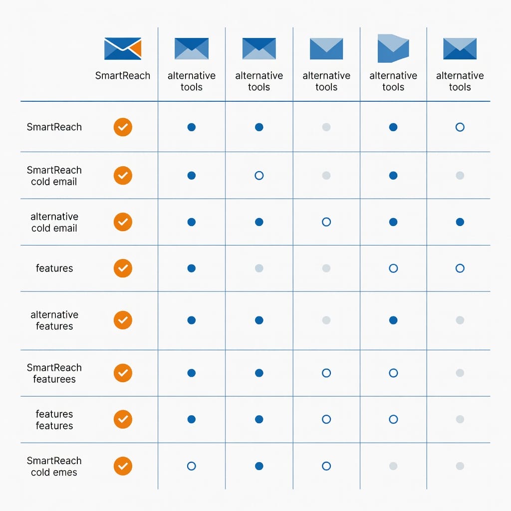 SmartReach versus alternative cold email tools comparison