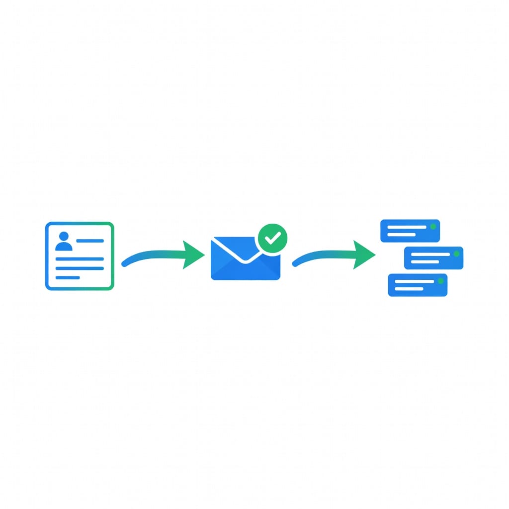 LinkedIn email extraction to verification to outreach workflow