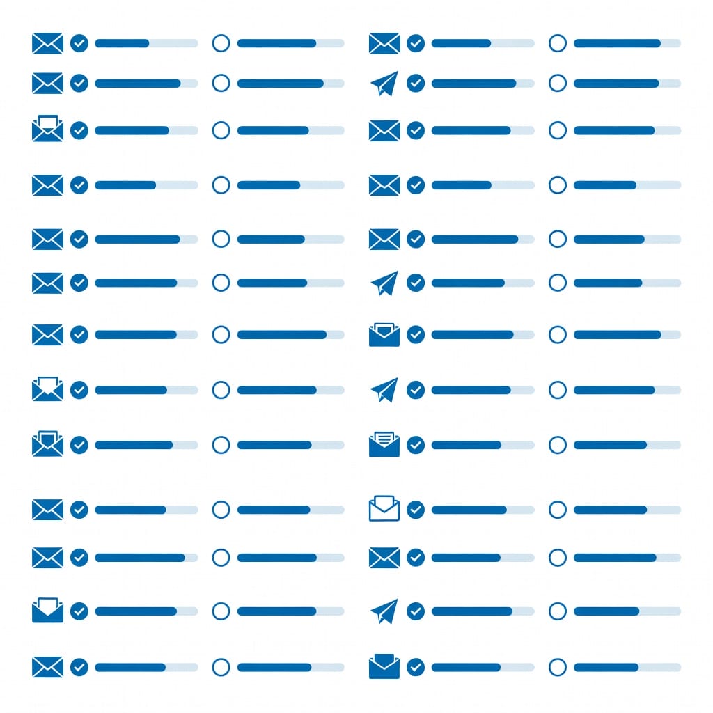 Comparison grid of Gmail mail merge software tools
