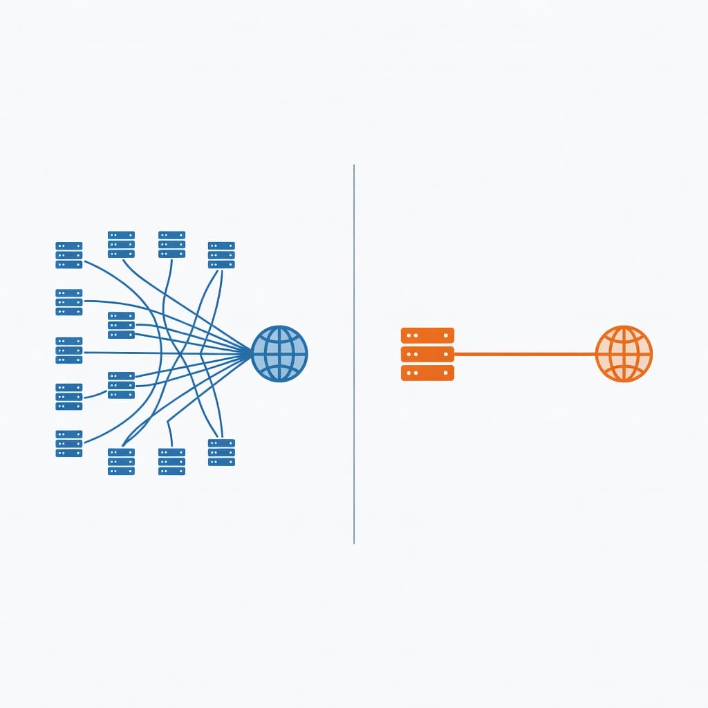 Shared versus dedicated IP comparison for email sending