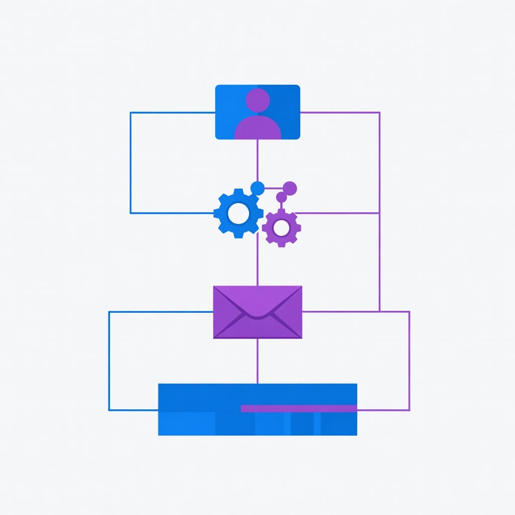 Layered business management software technology stack