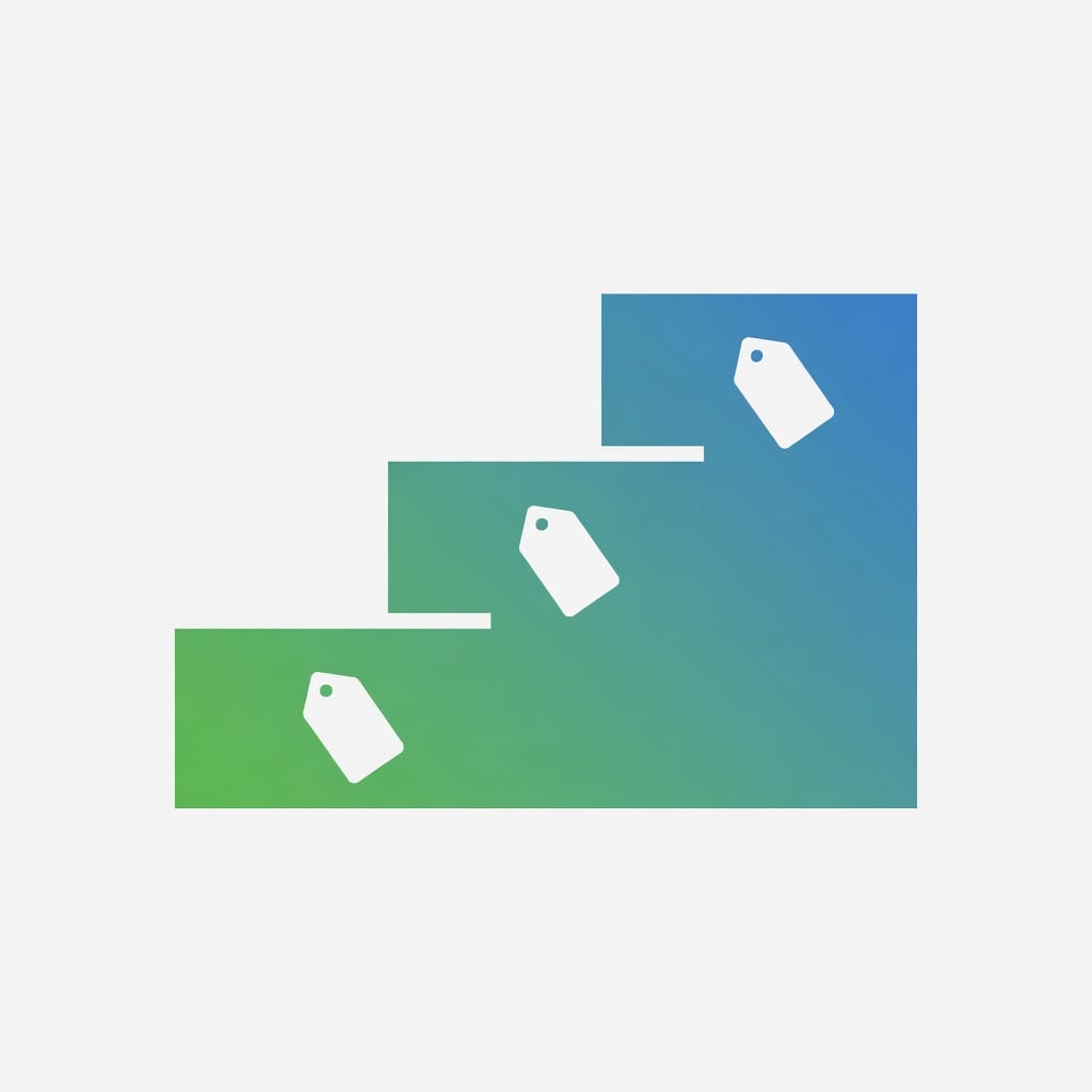 Visual representation of Mailreach pricing tiers and plan options