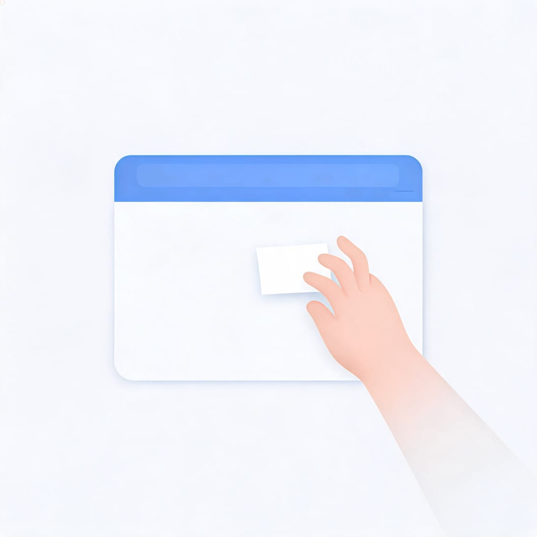 White label software concept illustration showing a blank white box with a label being applied, representing rebranding and reselling software under your own brand name