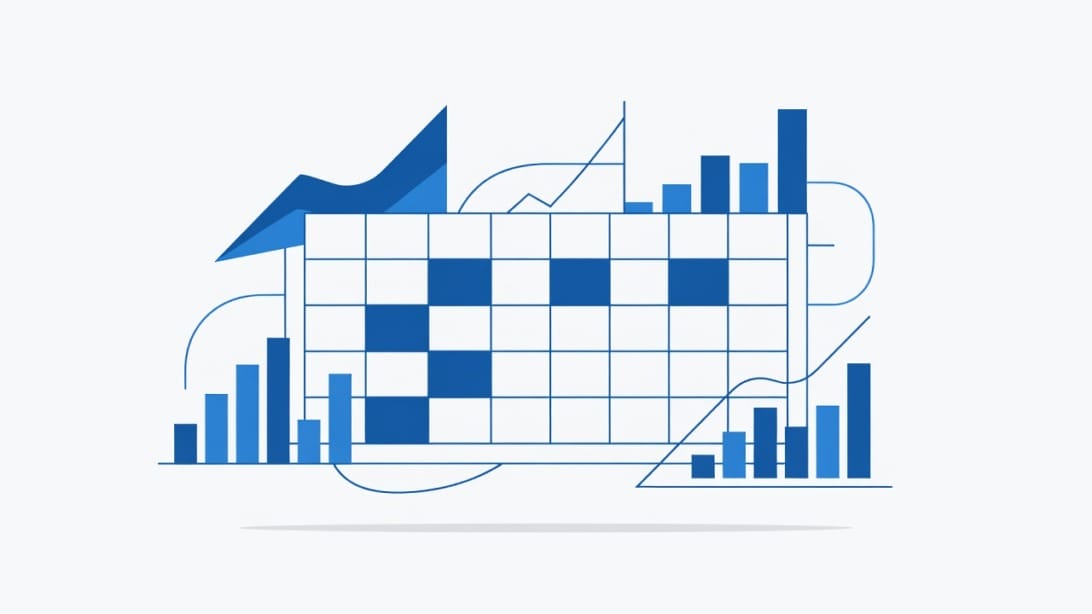 Weekly calendar planner with highlighted days for optimal B2B calling times
