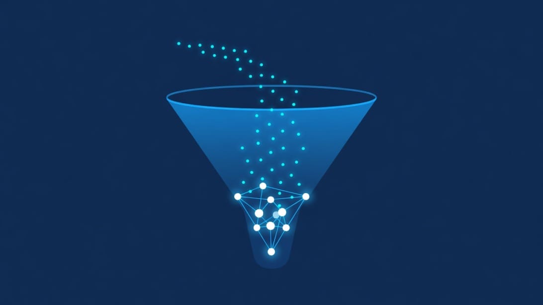 Lead nurturing funnel illustration showing prospects moving toward sales readiness