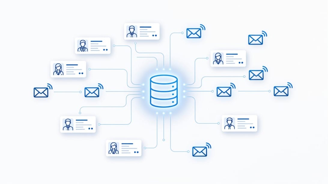 Sales lead database concept